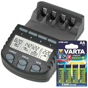 Technoline BC 7 set acculader voor V5676 zwart