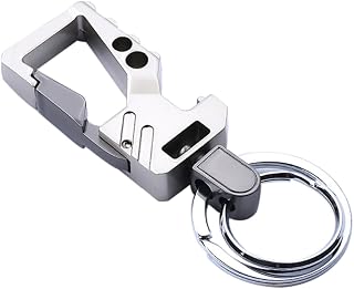 Metal Car Keychain Bottle Opener Keychain Opener for Home Detachable Key Rings