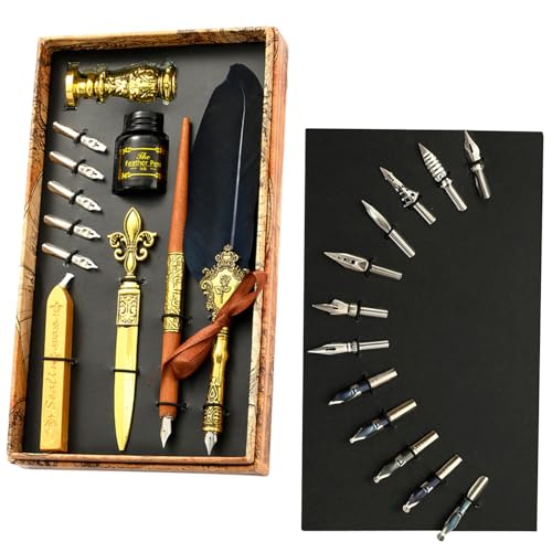 Ensemble de stylos de calligraphie pour correspondance vintage
