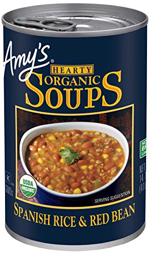 Amy's Hearty Organic Soups, Spanish Rice & Red Bean, 14.7 Ounce