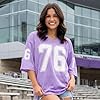 LYSINK Women Oversized Jersey Shirts Y2k Number Graphic T-Shirt Summer Short Sleeve V Neck Loose Streetwear Top (A1-Purple, S) #1