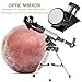 Homoyoyo 90 Mirror Astronomical Telescope Diagonal Mirror Glass Lens with Dust Cover,Accessories Diagonal Adapter for Telescope Eyepiece