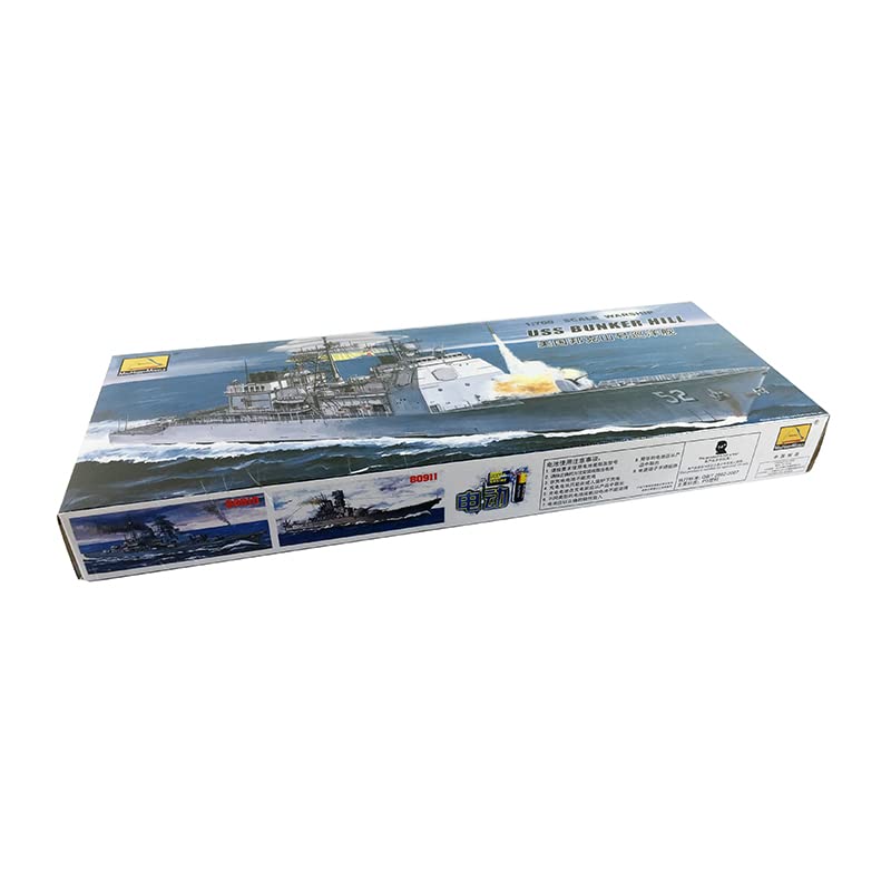 TOUCAN RC HOBBY Kit Modello Nave Da Guerra USS Spruance 1/700 - MiniHobby 80913 Con Motore FAI DA TE