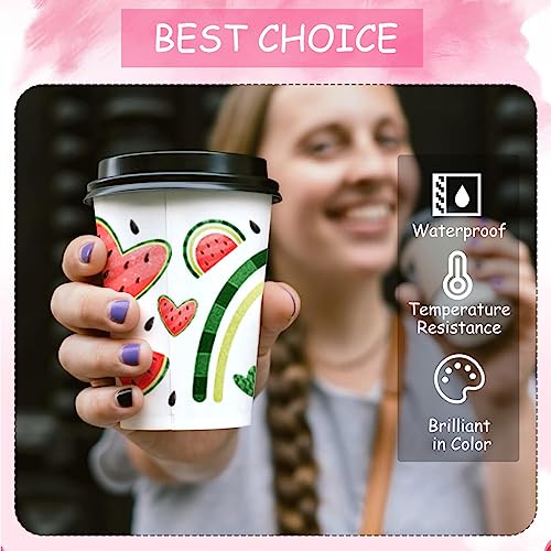 UV DTF Cup Wraps for 16 OZ, 15 Sheets Cute Theme Decals Transfer Stickers for Glass Cups Tumblers (Mix-1)