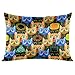 Tribale Animale Gatto Modello Raso Federa Morbido Cuscino Copre per Capelli e Pelle Formato Standard 50* 26 Pollici Busta Chiusura Federa