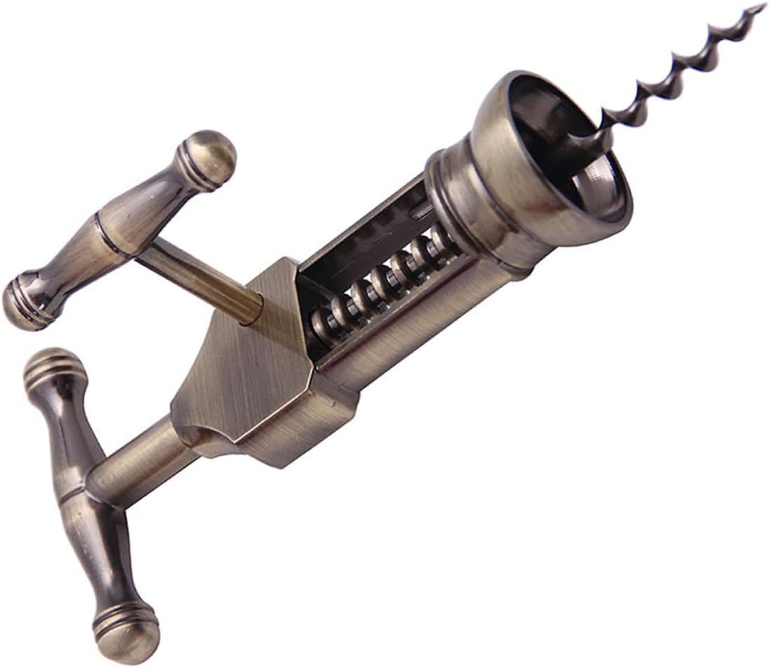 COLLBATH Sturdy Wine Cork Opener Multi-functional Bottle Opener Thickened Drill Bit No Bursting (light)