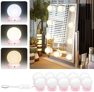 Vanity Mirror Lights Wall Mount Hollywood Style LED Vanity Lights with 10 Adjustable