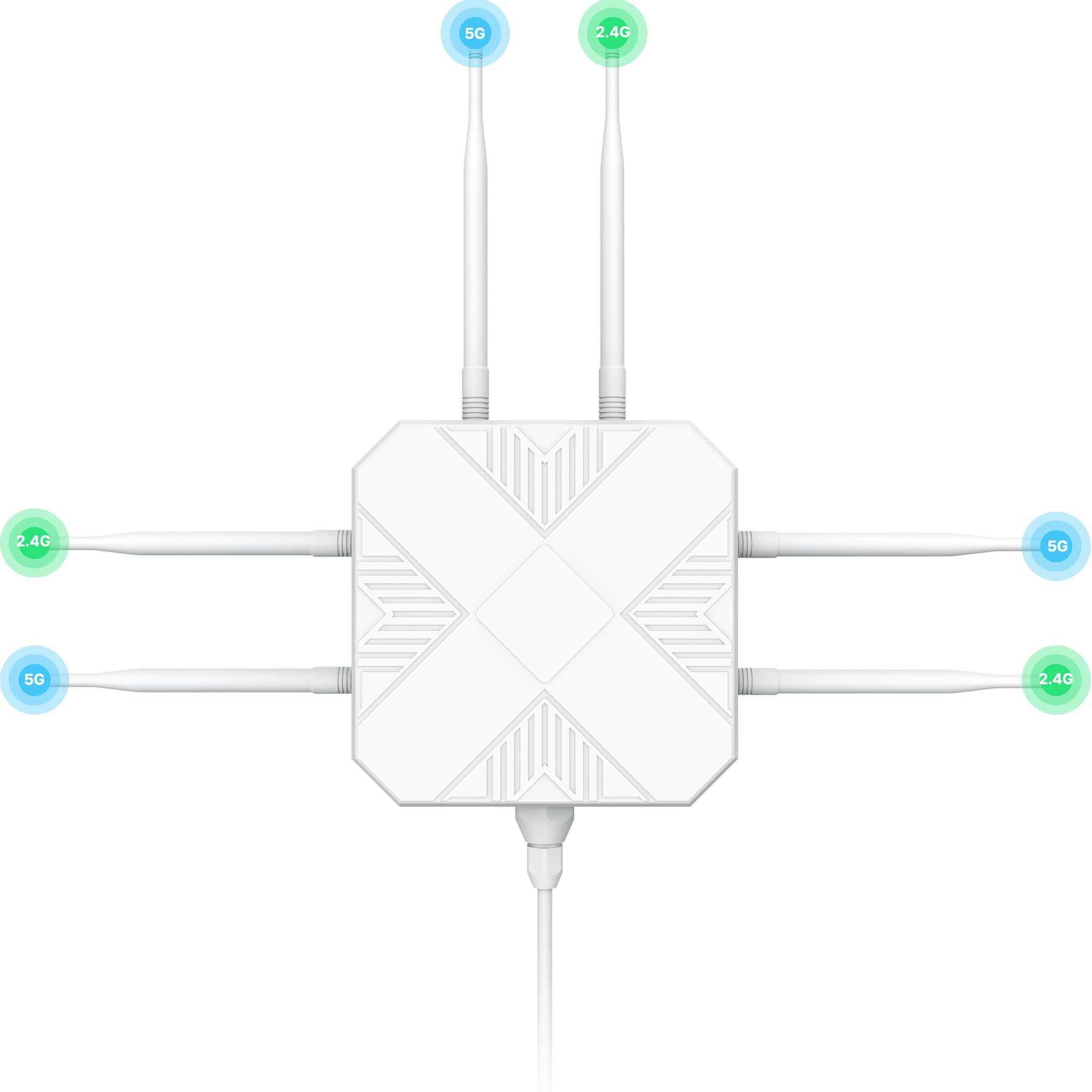 Mekupc AX3000 Outdoor WiFi 6 Extender