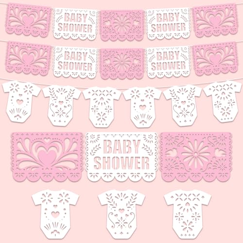 JarThenaAMCS Pink White Garland