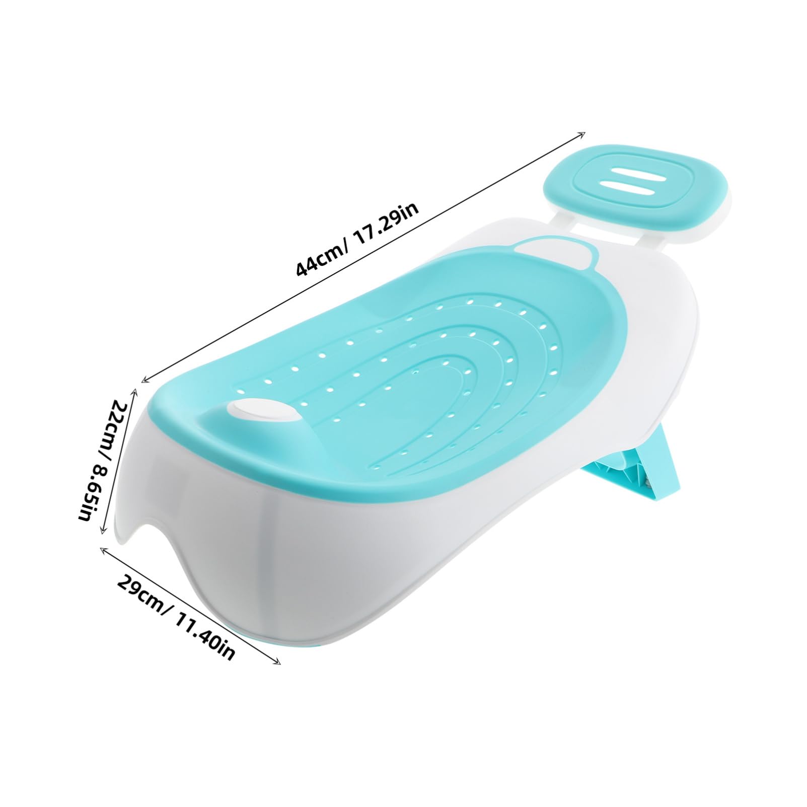 VICASKY Newborn Bath Sling Support Cushion Non Slip Bath Mat for Counter Sink and Bathtub Adjustable Soft Bath Seat for Safe and Comfortable Bathing Experience