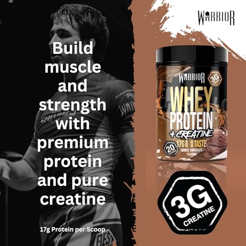 Warrior Whey Protein Plus Creatine | 500g Tubs | 20 Servings - Image 5