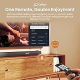 Hisense Soundbar HS3100-6-speaker surround sound system, 480W Total Output Power,6.5”Wireless subwoofer, Rear surround speakers, Dolby Digital Plus and DTS Virtual:X, EzPlay and Bluetooth 5.3 - 12