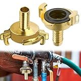 WERKSTOFFE: Messing, UV-beständig, rostfrei, auslaufsicher, geeignet für Kalt- und Warmwasser (Temperaturbereich -40 °C bis +80 °C), Für Trinkwasser geeignet