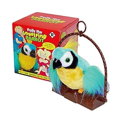 Polly The Insulting Parrot Motion Activated Offensive Adult Talking