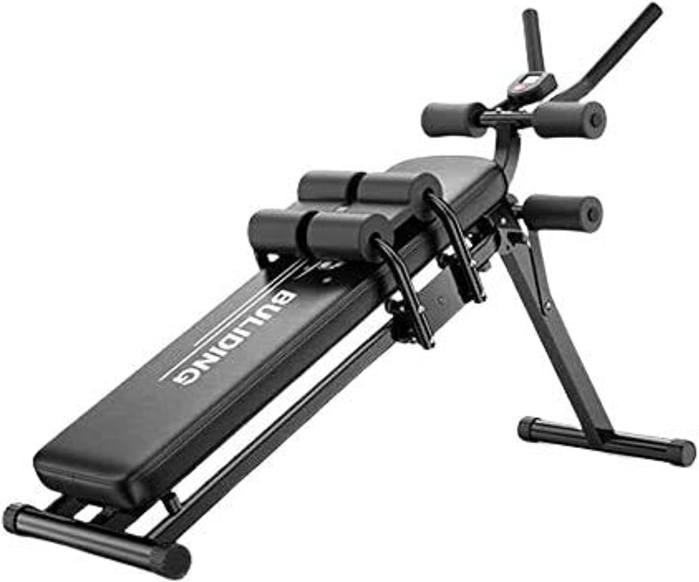 Max Strength Multi Funchtion Abdominal Trainer,Cardio Trainer,Home Trainer,Foldable Ab Vertical 5 Minute Shaper, Sit-up Bench Vertical, Sturdy Ab Coaster, Round Waist Trainer, Power Plank Cruncher