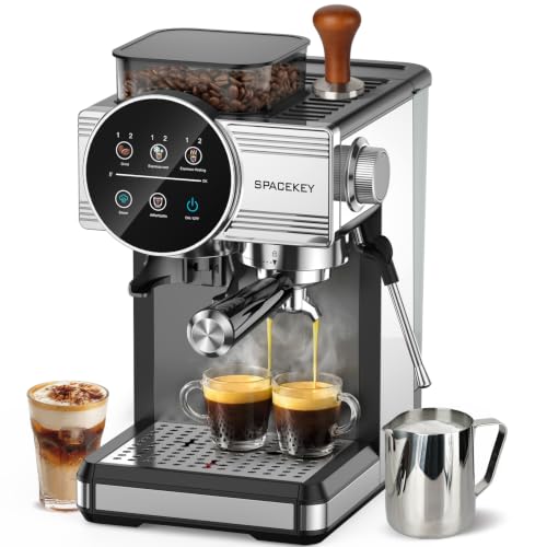 Espresso Coffee Machine with Grinder and Frother