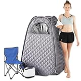 Fenêtre transparente et fermeture éclair double face : la tente de sauna est équipée d'une fenêtre transparente, offrant une vue dégagée et vous permettant de respirer de l'air frais si jamais vous vous sentez mal à l'aise. La conception à fermeture éclair double face permet une entrée et une sortie faciles, améliorant ainsi la commodité et l'accessibilité.