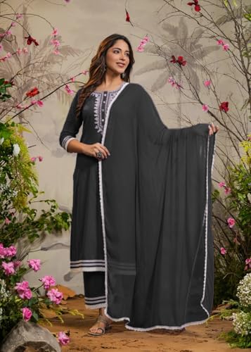 FABNEX-kurta-set-for-women-women-embroidered-kurta-set-Women-Kurta-Sets-Kurtis-Women-Kurta-Pant-Set-K-97-98