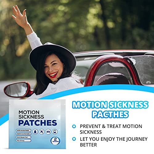 Motion Sickness Patches, Effective For Motion Sickness, Sea Sickness And Morning Sickness Relief, Better Than Motion Sickness Bands And Motion Sickness Glasses, Cruise Essentials. #TOP6