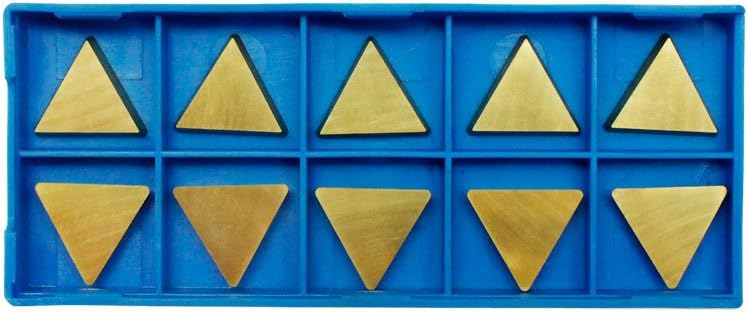 10 PC TPG-221 TPG221 C6 Tin Coated Carbide Inserts Indexable Turning Tool Bit