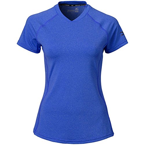 T-Shirt Mizuno col en V Femme coupe ergonomique légère
