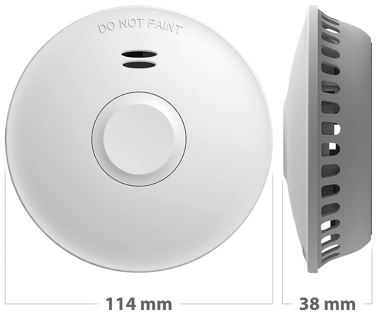 VisorTech Rauchwarnmelder: 10er-Set vernetzbare Funk-Rauchmelder, 85 dB, VDs, 10-J.-Batterie (Funkrauchmelder vernetzbar, funkgesteuerter Rauchmelder, Rauch)