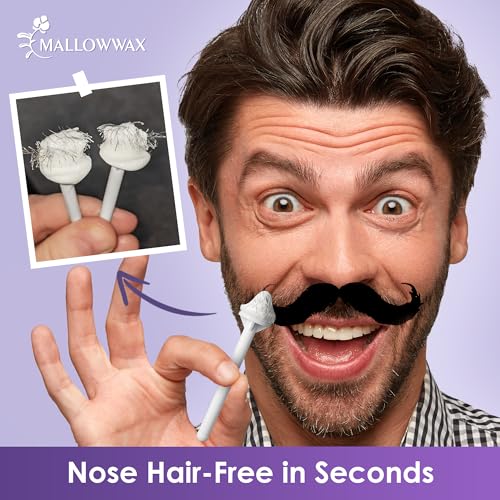 Image of Mallowwax Wax Beads for Hair Removal -5 Pack Hard Wax for Sensitive Skin, Ideal for Bikini, Brazilian, Face, Eyebrow, Legs, Armpit, Full Body - Professional Waxing Wax Refill at Home for Women Men