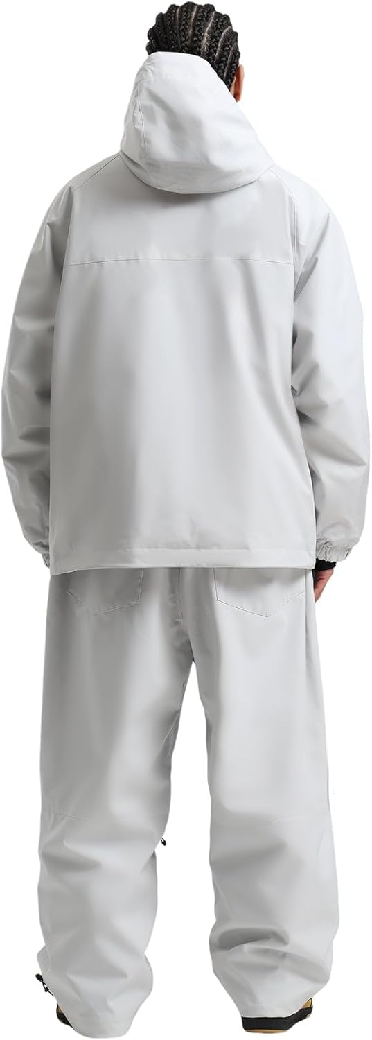 GSOU SNOW Womens Ski Jacket and Pants Set Snowsuit Snow Coat Waterproof Windproof Ski Suit Warm for Winter - Image 2