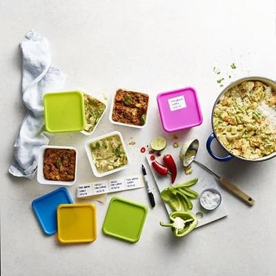 Lakeland Stack-a-Boxes Plastic Food Containers & Lids, 750ml - Pack of 10