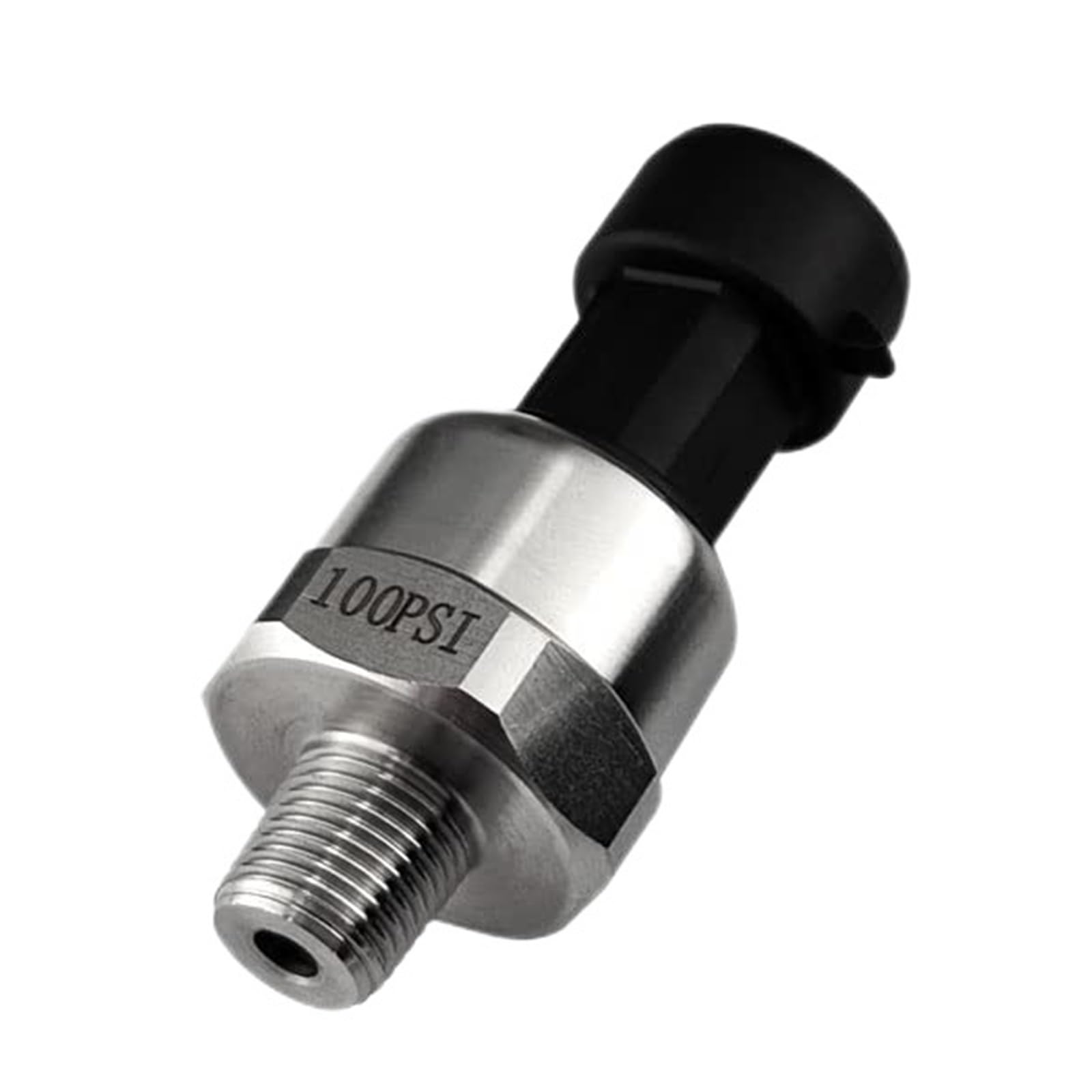 Sensor de presión Sensore in acciaio inossidabile Ingresso acqua combustibile olio 1/8"-27 NPT con 0,3 m(0-100PSI)