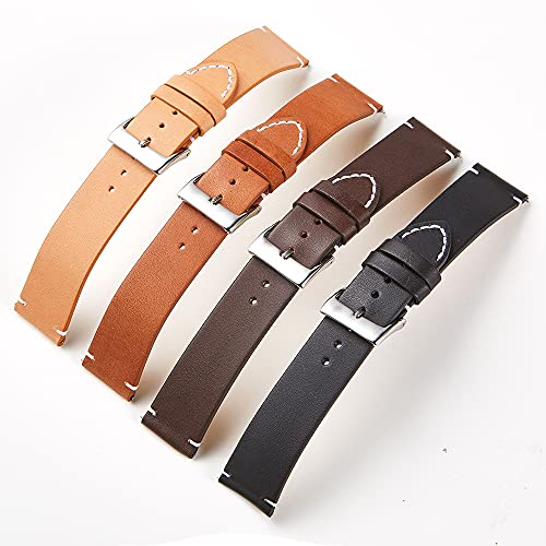 Sangle de montre en cuir à libération rapide interchangeable 24 mm - 2