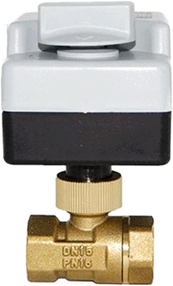 1/2 Quot; 3/4 Quot; 1 Quot; 2 Quot; Motorized Ball Valve 220V Three Wire Two Point Control Brass Electric Ball Valve with Manual Switch 1Pcs(1.5 Inch)