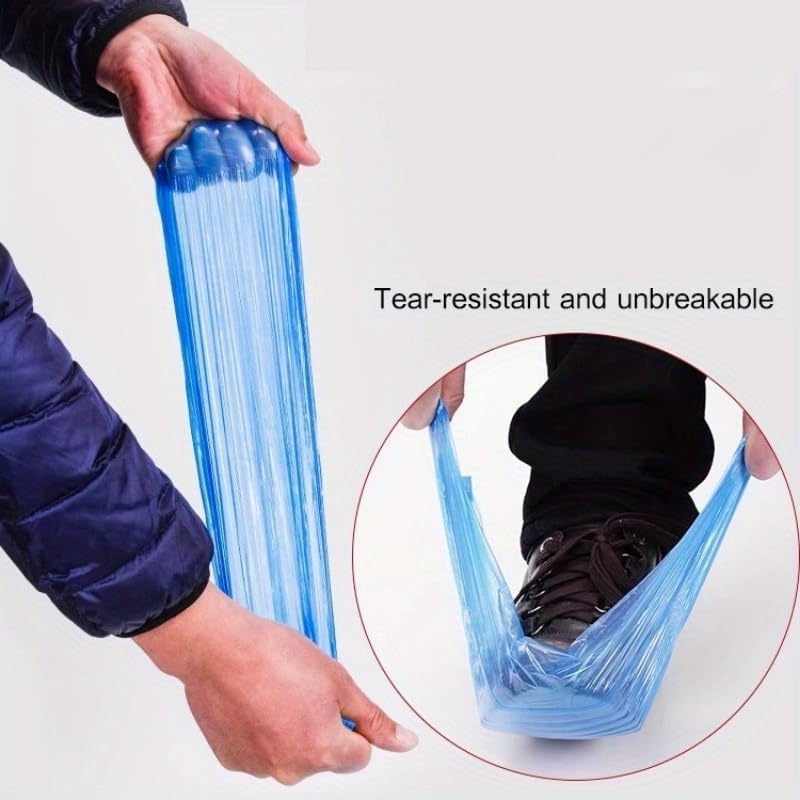 Plastic Disposable Sleeves Arm 400Pcs Protective Waterproof Covers Oversleeves Oil-Proof with Elastic Wrist Kitchen