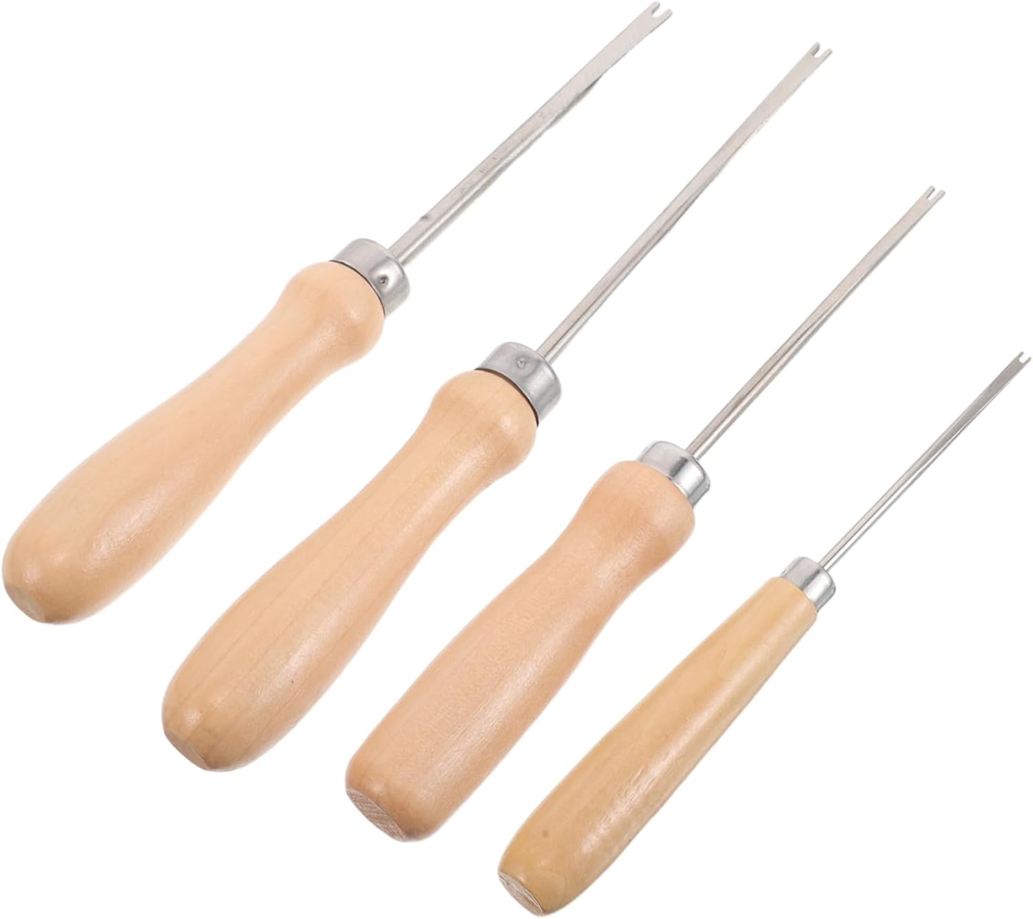 VILLCASE 4pcs Cotton Stuffing Tool Ergonomic Handle for Plush Animal Crafting Efficient and Durable Doll Making Supplies for DIY Projects and Family Activities