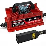 LHIBYOLO 36 Volt Golf Carts Battery Charger for 18 AMP EZGO TXT, with Type EZGO TXT Plug, Club Car Charger 36 Volt for 36V Golf Cart Batteries