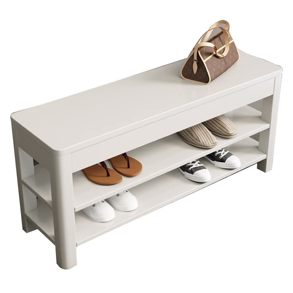 Banc d'entrée à 2 niveaux pour simplifier l'organisation du couloir