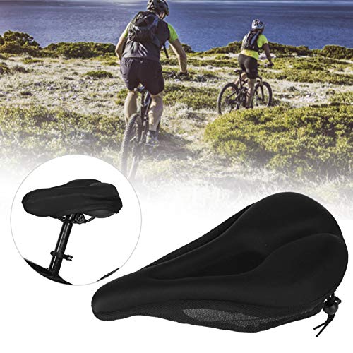 Fietszadelhoes - Met Waterdichte Zadelbescherming - Voor De Fietszadelhoes Voor Hometrainer Buiten Of Binnen Fietsen Zwart
