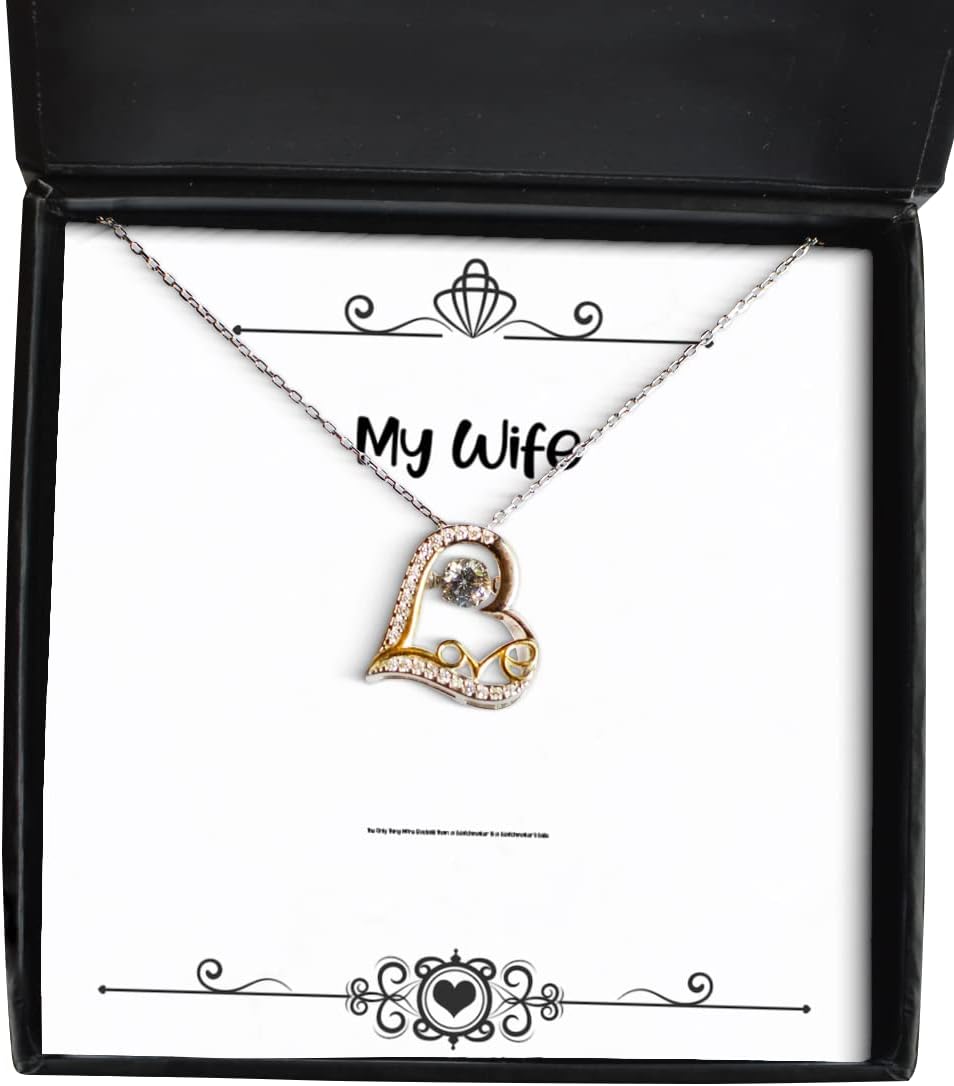 Unique Wife Love Dancing Necklace, The Only Thing More Badass Than a Watchmaker is, for Wife, Present from Husband, Jewelry for Wife
