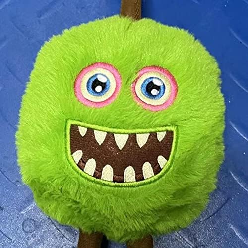 11.8 Inch My Singing Monsters Plush Toy, Cartoon Game Peripheral Plush Toys, Soft My Singing Furcorn Plush Toy for Home Decorations, Green Stuffed Furcorn Plush Doll For Kids Entertainment Toys