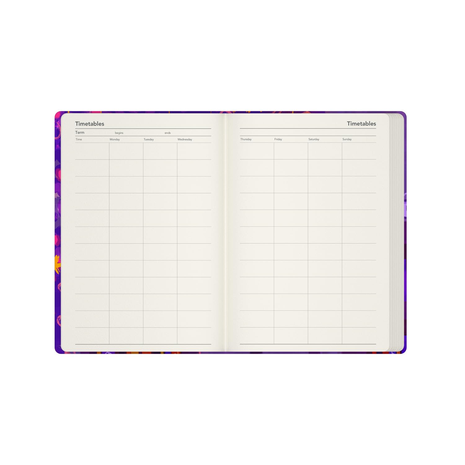 Collins 'Bella Ramsey Cat' 14 Month Planner, July 2025-August 2026 Week-to-View Diary, A5 Hard Cover, Picnic
