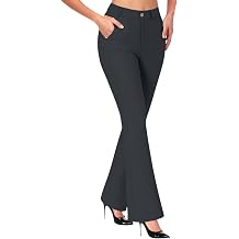 Womens High Waisted Dress Pants Women Petite Straight Leg Work Slacks Stretchy Office Work Trousers Business Clothes