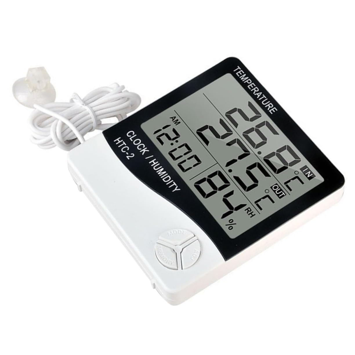 Digital Aquarium Thermometer LCD Display for Accurate Temperature and Humidity Monitoring Fish Tanks and Terrariums