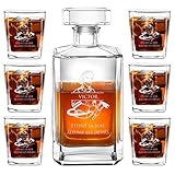 PRATIQUE : La carafe est équipée d’un bouchon en verre, ce qui la rend hermétique et, une fois ouverte, le goût et la qualité du whisky ne s’évapore pas
