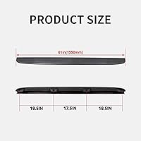 Vista 6 de KARPAL Tapa de alerón de moldura de portón trasero protector superior compatible con Chevy GMC Silverado Sierra 1500 2007-2013 2500 3500 2007-2014