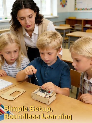STEM Toys DIY Radio Kit Science Kits for Kids Age 8-12 12-14, Engineering Electronics Project Building Your Own Radio for Boys Girls — view 4