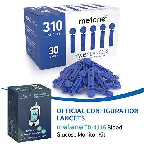 Metene AB156 Twist Top Lancets For Lancing Devices, 310 Count, 30 Gauge Lancets For Blood Sugar Test thumb #1