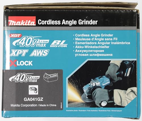 Meuleuse d'angle sans fil Makita 40V GA041GZ sans batterie & sans chargeur