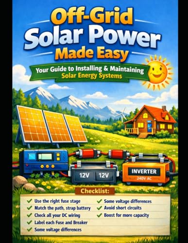 off grid solar power made easy: Build Your Own Off-Grid Solar System (Step-by-Step for Homes & Cabins)