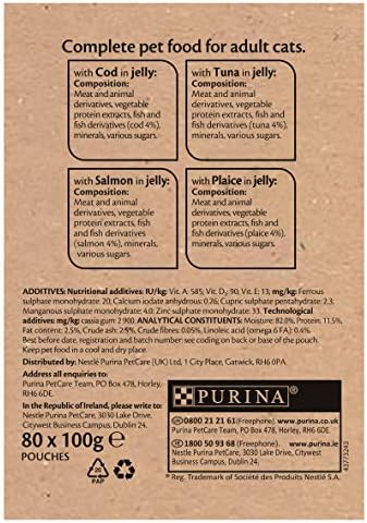 Felix As Good As It Looks Cat Food Fish 80 x 100g (80 Pouches)