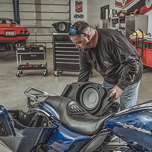 Rockford Fosgate Hd14-Sbsub Dual 10" Saddlebag Subwoofer & Amplifier Kit For Select 2014+ Harley Davidson Motorcycles #TOP5